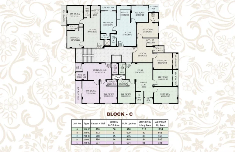 AV COURTYARD floor plan 3